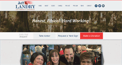 Desktop Screenshot of landryforlouisiana.com